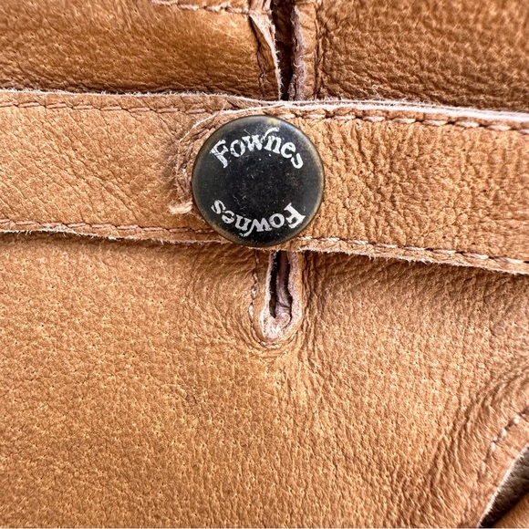 Fownes Brown Suede Gloves with Knitted Cuffs NWT - Picture 15 of 16